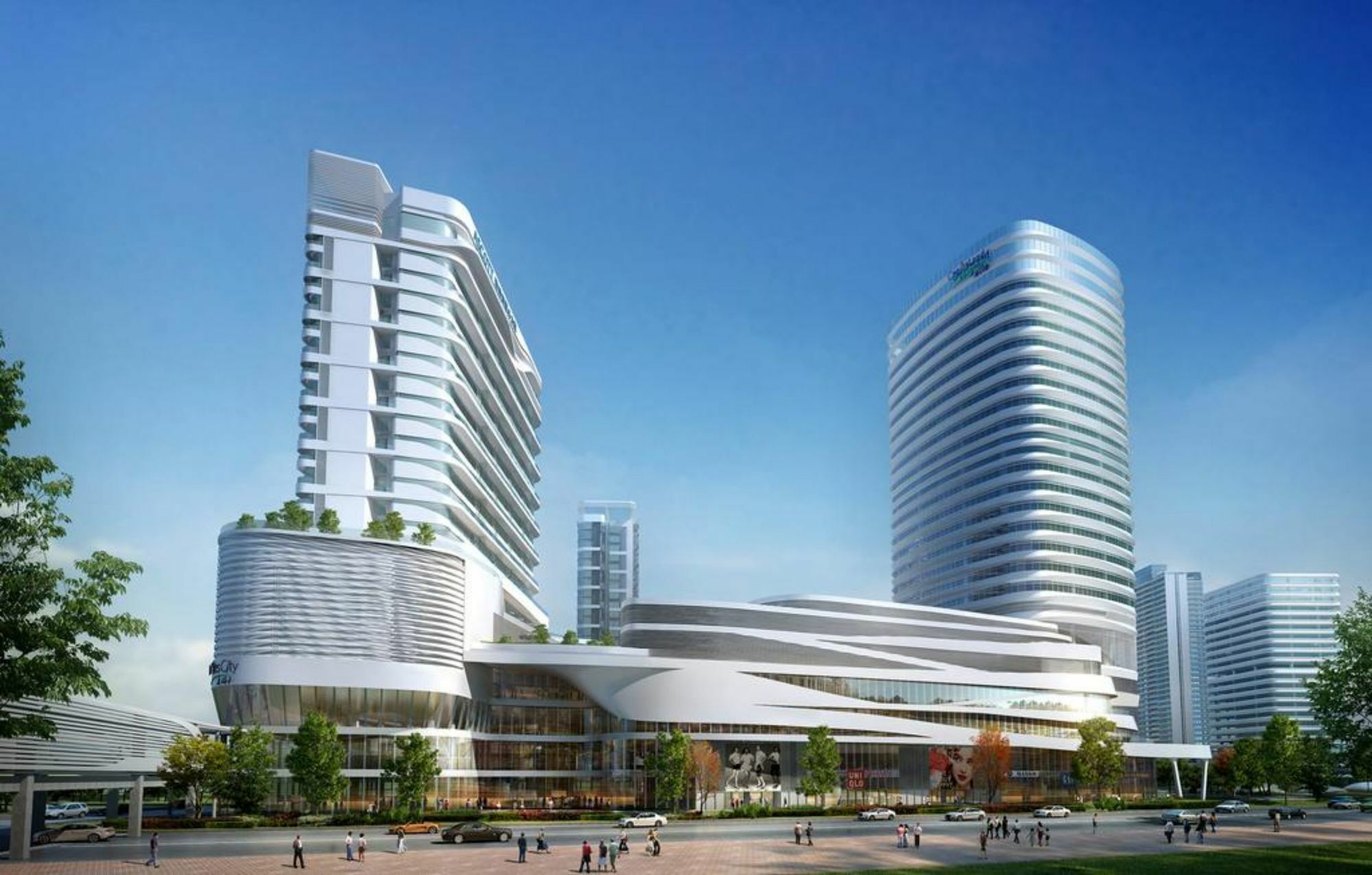 Ascott Raffles City Shenzhen Exterior foto
